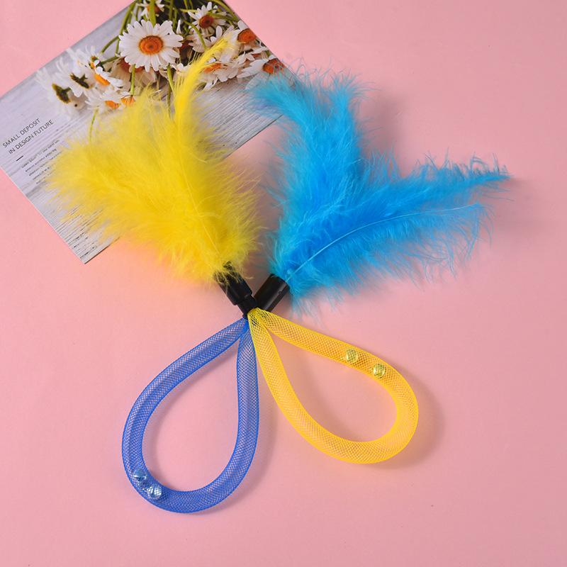 Vase Feather Cat Toy, Feather Bell Cat Toy, Interactive Self-entertaining Cat Pet Supplies