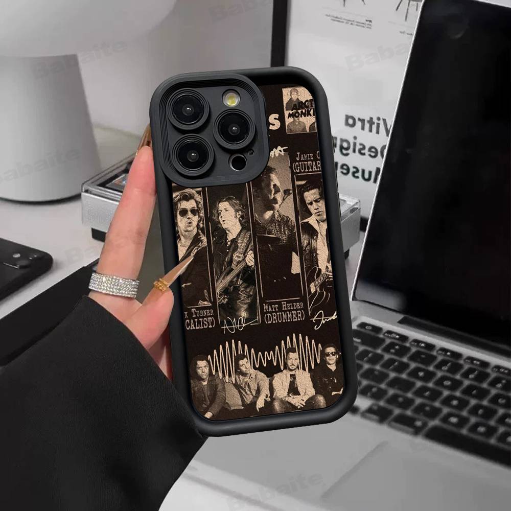 

Band Arctic M-Monkeys Phone Case For IPhone 17 16 15 14 13 12 11 Pro Max Mini Plus Soft TPU Back Cover iPhone 13