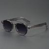 HBK Double Bridge Sunglasses - Round Frame Face Slimming Design - K-Style Vintage Unisex OEM