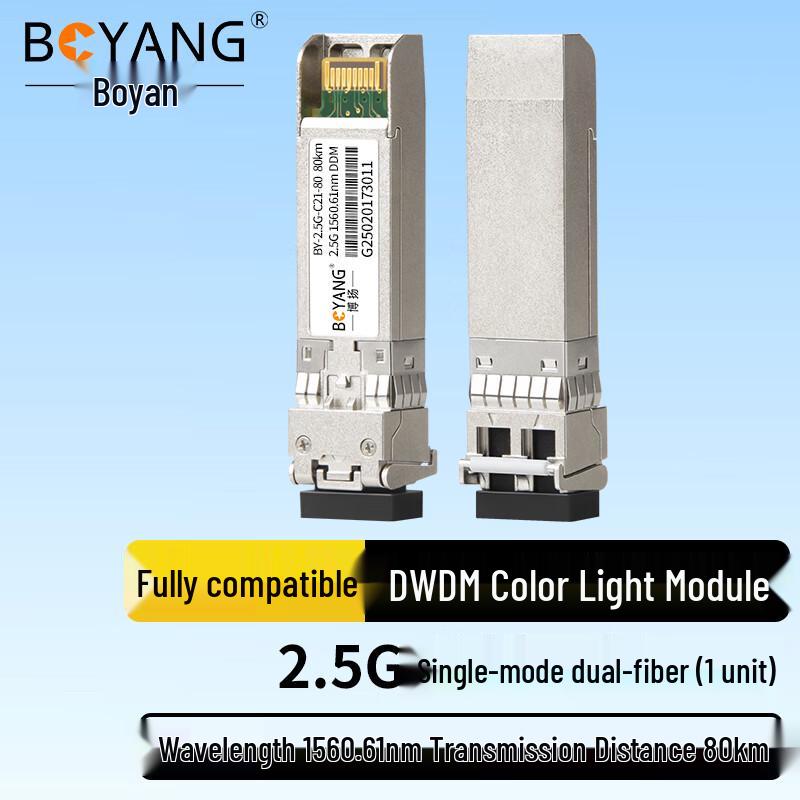 BOYANG DWDM 2.5G SFP+ Optical Transceiver