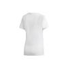 Adidas T Shirts Women's White Crew Neck Thin Straight Fit DU2080