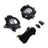 L10A Car LED Front Bumper Fog Light Set For Toyota Hilux VIGO MK7 2012 2013 2014 2015 2016 With Wires Switch Harness Kit