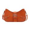 Temperament belt solid color  new fashion texture casual simple shoulder crossbody handbag
