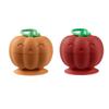 Pumpkin Shape Toddlers Teething Toys Holder Suction Cup Toy Holder for High Chair Teether Toy Holds Toys from Falling