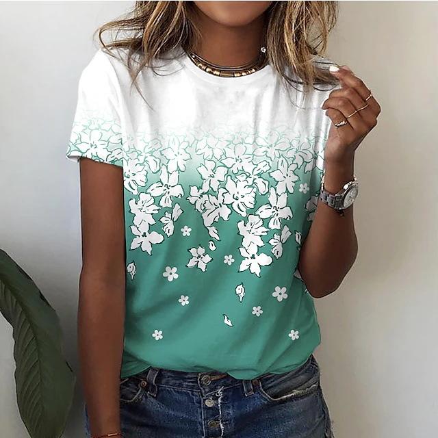 Casual American 3D Printed Short Sleeved T-shirt