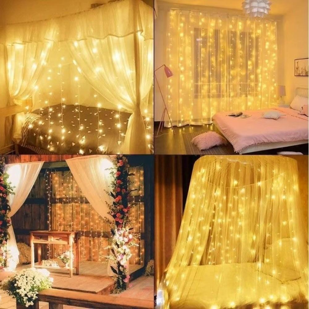 12 Packs Waterproof LED String Lights Warm Light Fairy String Lights Home Decoration