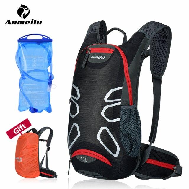 Cheap Bicycle Backpack With Rain Cover Water Bag 15l Cycling Backpack