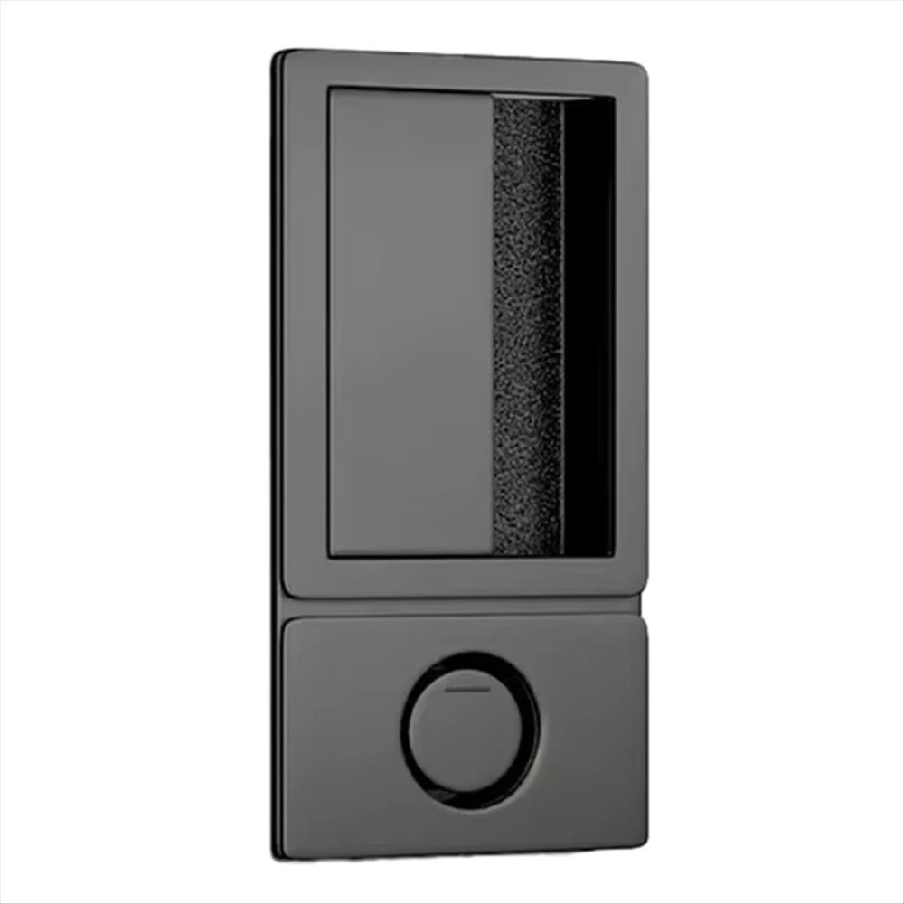 Design Senza Maniglia Serratura Magnetica per Porte Finitura Nera Maniglia a Incasso Porte Interne