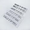 G7 Chrome Silver ABS Numbers Letters Q2 Q3 Q4 Q5 Q6 Q7 Q8 TDI TFSI 2.0T Emblem For QQ6 Q series Car Fender Trunk Rear Logo Sticker