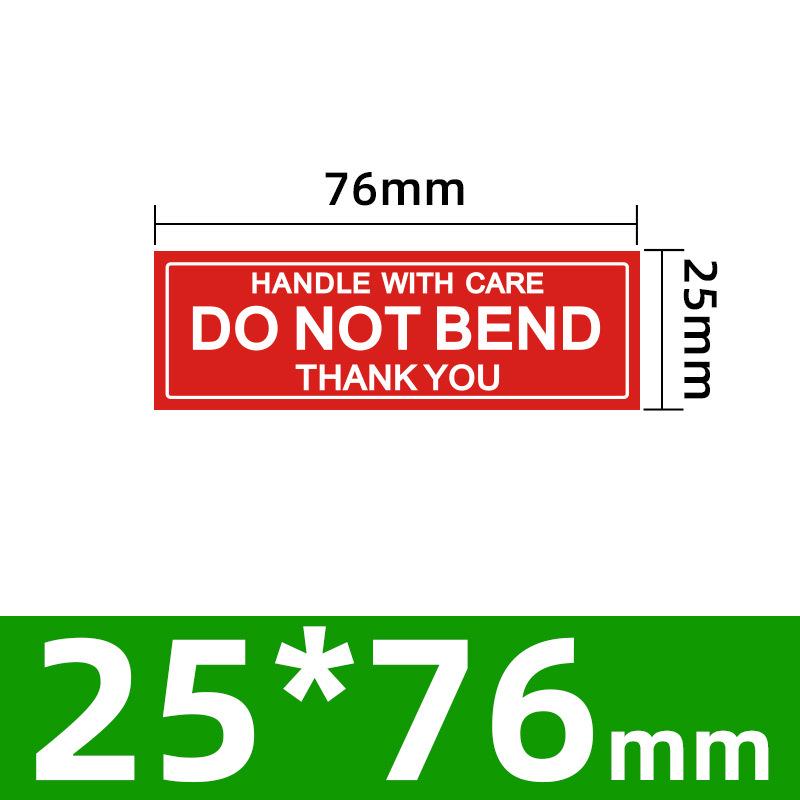 

Self-Adhesive FRAGILE Warning Labels for Packages and Boxes