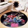 Jelly Jamm Printed Round Rug Carpet Chair Rug Area Rug Entryway Doormats,for Office Chair Living Room Bedroom Kitchen Room.