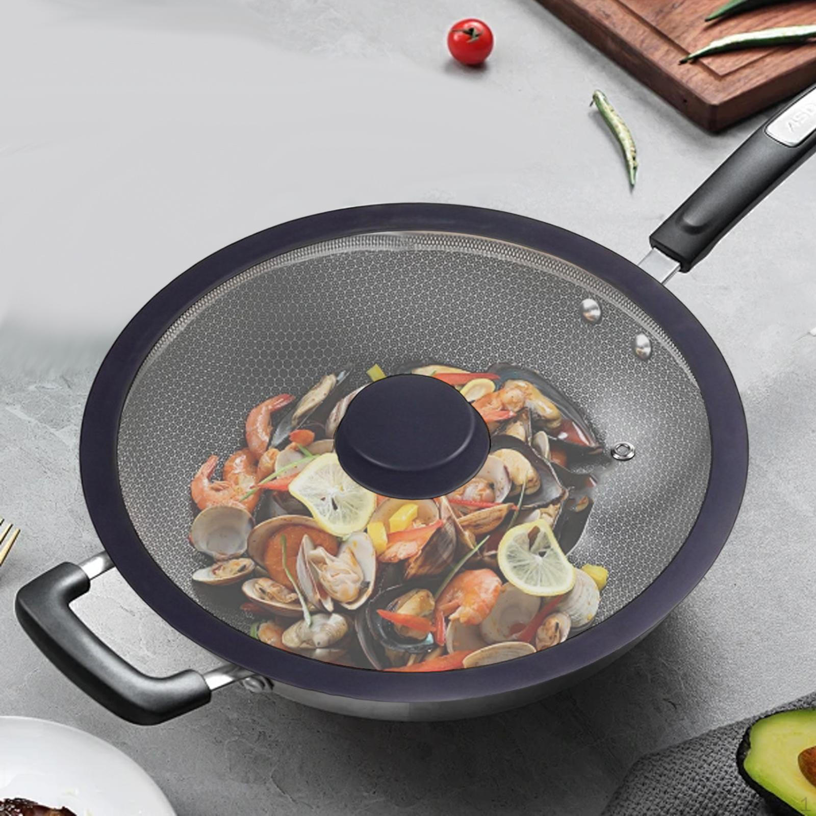 Легкая силиконовая крышка-замена для посуды, включая вок и сковороды 27cm