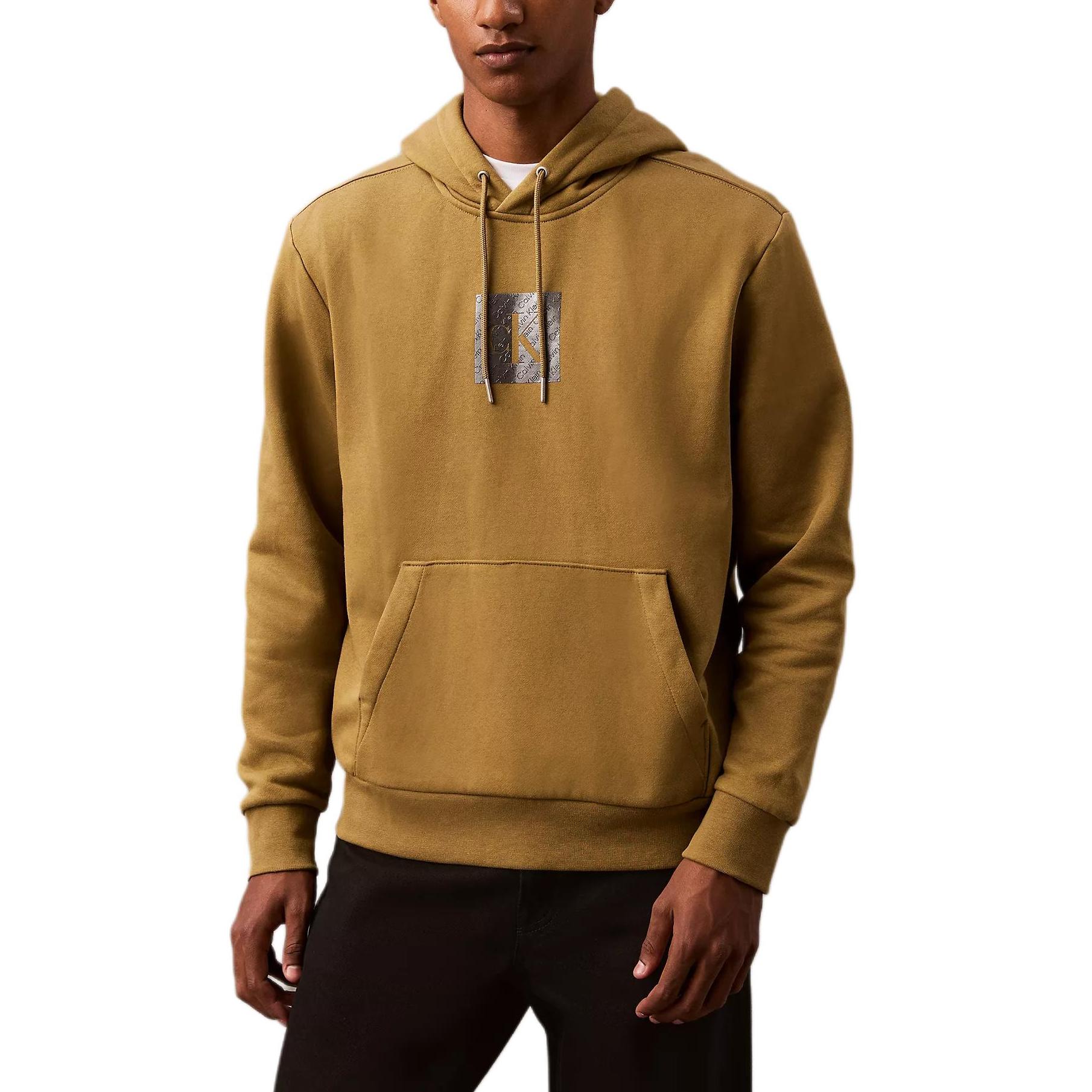 

Calvin Klein Comfortable Hooded Simple Long Sleeve Sweatshirt Men Sweatshirt Olive 40EM912-720 S