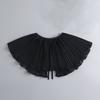 Black Bowknots Fake Collar for Women Shirt Blouse Detachable Collar for Sweater Necklace False Collar Shoulder Wraps Accessories