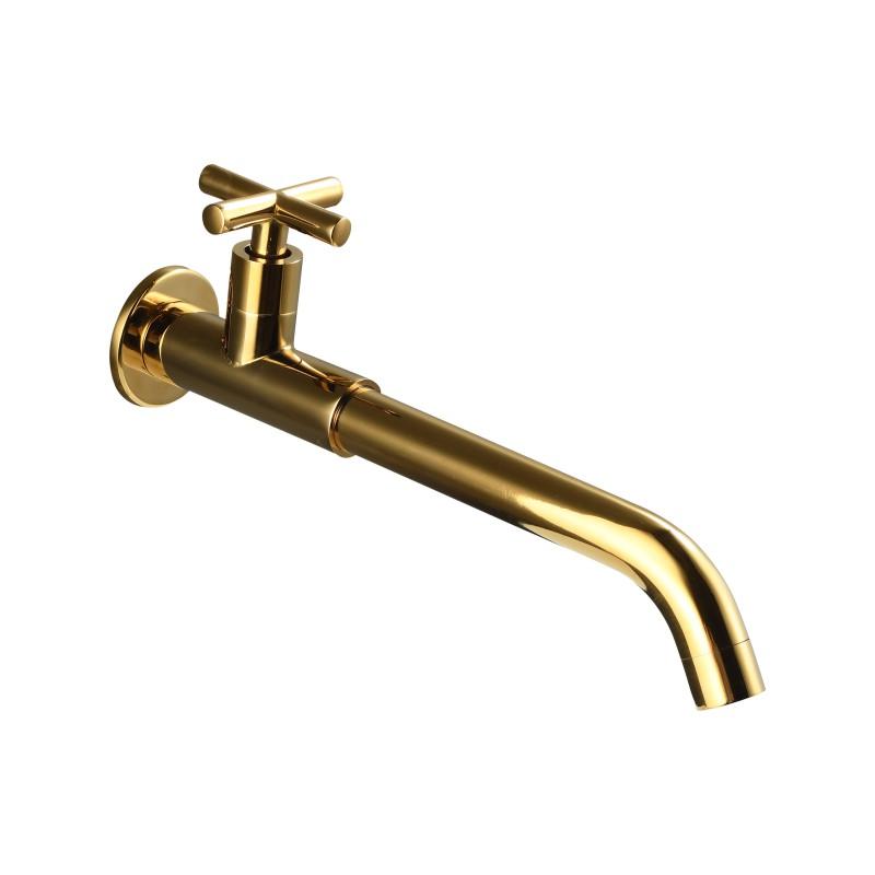 

BAKALA хром никель черный латунный смеситель для кастрюли настенный кухонный кран одинарный холодный кран на одно отверстие поворотный излив