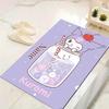 Custom 1Pc Cute Bunny Friends Adventure Rug Office Carpet Indoor Outdoor Entrance Doormat Nonslip Soft And Comfortable Living Room D491521