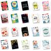 50 Inspirational Text Interactive Cards Xiaoqing Plants And Flowers Encouraging Fuel Cards Postcards