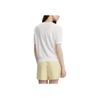 Fila Solid Color Round Neck Pullover Short Sleeve Knit Top Women Tops Off-White F11W327402F-WT