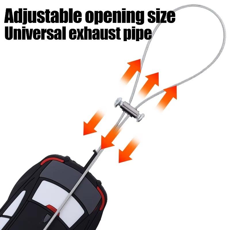 Auto Anti Static Strip Length Adjustable Flex Car Anti-static Belt Vehicle Ground Wire Strap Vehicle Supplies for Safe Driving