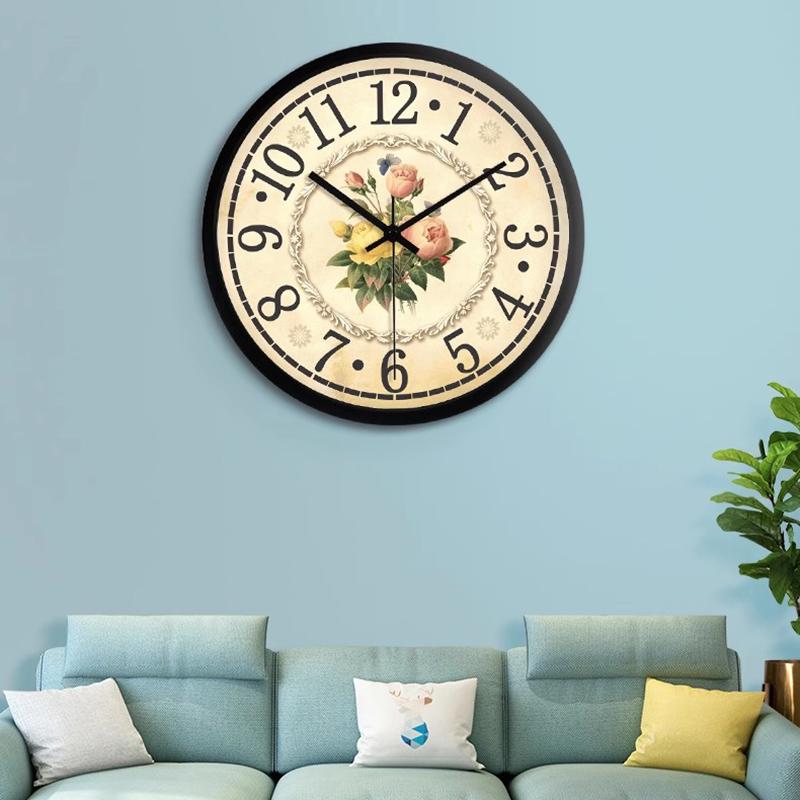 Restaurant Modern Wall Clocks Round Fashion Creative Design Bedrooms Digital Wall Watch Luxury Reloj De Pared Home Decoration