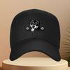Rottweiler Peekaboo Dog Baseball Cap Adjustable Polyester Summer Outdoor Casual Hat