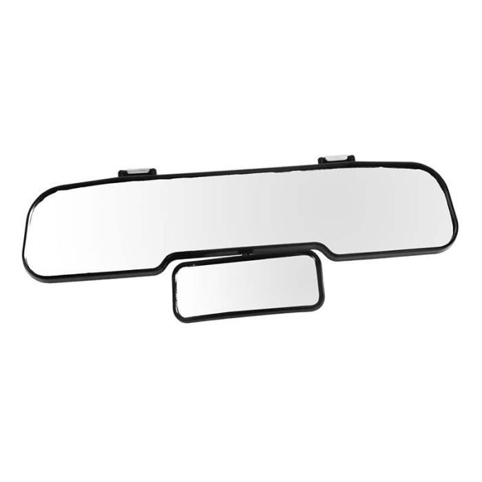 SHOP-STORY - DOUBLE MIRROR : Double Wide-Angle Panoramic Rearview Mirror with Adjustable Attachment Straps Anti Blind Spots Driving