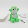 Quiekender Affen-Quetschspielzeug mit realistischem Geräusch Weiches TPR Fidget zur Stressbewältigung Niedliches tierförmiges Dekompressions-Gadget für Kinder Erwachsene