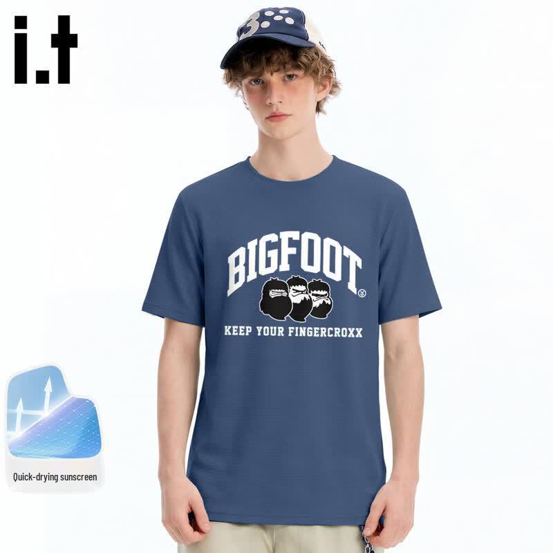 Fingercroxx Men s Retro Quick Dry Short Sleeve T-Shirt L