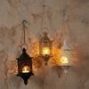 Romantic Hollow Metal Candlestick Iron Hanging Candle Holder Hollow Birdcage Lantern  Indoor