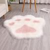Tappeto Zampa di Gatto in Lana Sintetica - Spedizione Veloce, Delicato sulla Pelle, Non Sgualcisce, Lavabile in Lavatrice, Perfetto per Soggiorno, Divano o Pavimento della Camera da Letto.