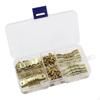 Sawtooth Picture Hangers, 100 Pack Frame Hanging Hangers Double Hole with Screws,