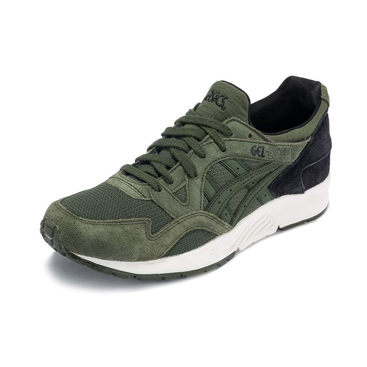 Asics Gel-Lyte 5 Pantofi de alergare confortabili cu vârf jos Bărbați sneaker Verde armată 1193A028-300