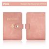 Waterproof Passport Holder Travel Wallet Case PU Leather Secure Credit Card Organizer for International Trips