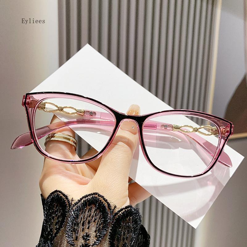 New Retro Lady's Cat Eyes Reading Glasses Frame Blocking Blue Light Computer Presbyopia Eyeglasses Goggles 0...+4.0 gafas