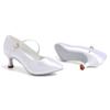 Adult Womens Modern Dance Shoes Adult Women High Heels Silk Waltz Latin International Standard Dance Shoes