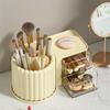 Large Capacity Rotating Pen Holder Desktop Drawer Makeup Organizer Stationery Box Case School Office Desk Storage Shelf