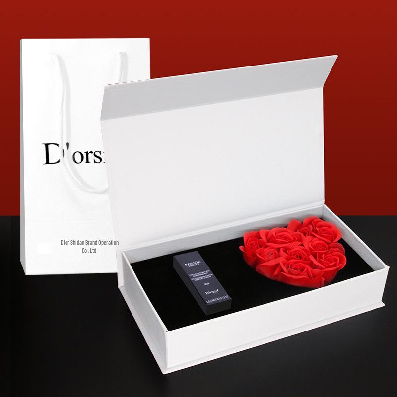 Shidan D'orsitan999 Velvet Matte Feuchtigkeitsspendender Lippenstift - Valentinstag-Edition, Farbton 520760