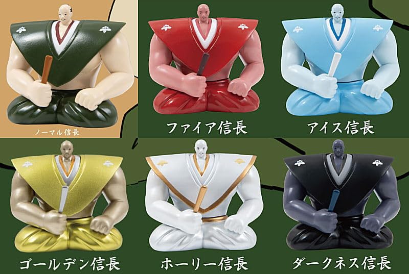 Nobunaga Shoulder Mascot Figure Set of Gacha Capsule Toy [Complete 6]