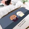 Living Room Rugs Foot Carpets Bubu Dudu Entrance Doormat Kawaii Rug Floor Mats Carpet Anti Slip Mat Home Kitchen Hallway Decor