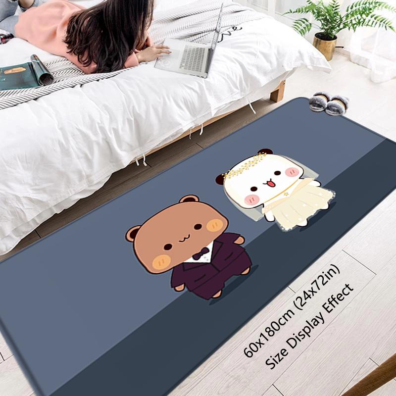 Living Room Rugs Foot Carpets Bubu Dudu Entrance Doormat Kawaii Rug Floor Mats Carpet Anti Slip Mat Home Kitchen Hallway Decor