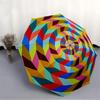 1pc Spiral Kaleidoscope Automatic Open/close Folding Umbrella, Compact Portable Travel Umbrella, Durable Construction yy251230108