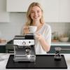 Solid Color Drying Mat Anti-Slip Raised Edge Drain Mat Waterproof Thicken Dish Drying Pad for Espresso Machine Station