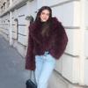 Imitation Short Beach Wool Women Fox Fur Coat New Autumn Winter Warm Fur Coat Faux Temperament Elegance Women for Coat