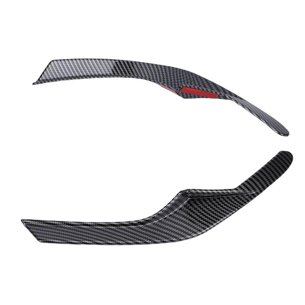 2Pcs Headlight Eyelid Eyebrow Cover Trim Strip Carbon Fiber Pattern Replacement for CRV CR V 2023 2025