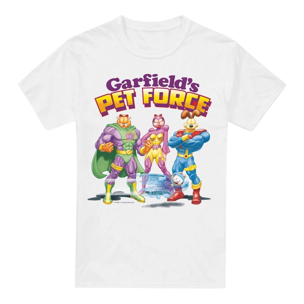 Garfield Heroes Await 100% Cotton T-shirt Mens Tees Top S-5XL, White 2XL