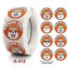 Kids Cartoon Cat Sticker Roll 500-count Stickers Round Teacher Encouragement Motivational Lable - RiRi