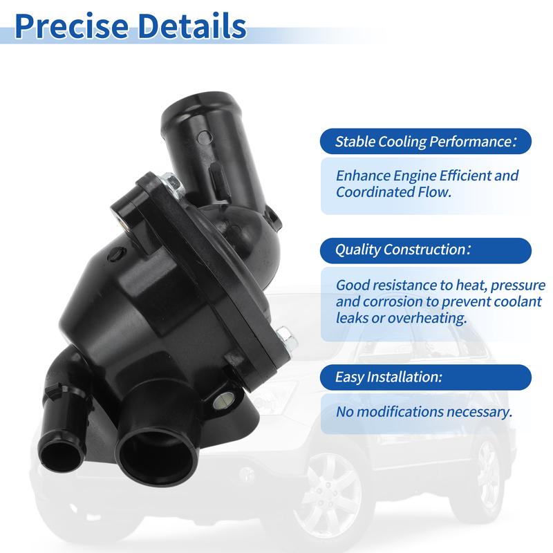 X Autohaux Engine Coolant Thermostat Housing Assembly for Honda CR-V for Acura RSX 02-06