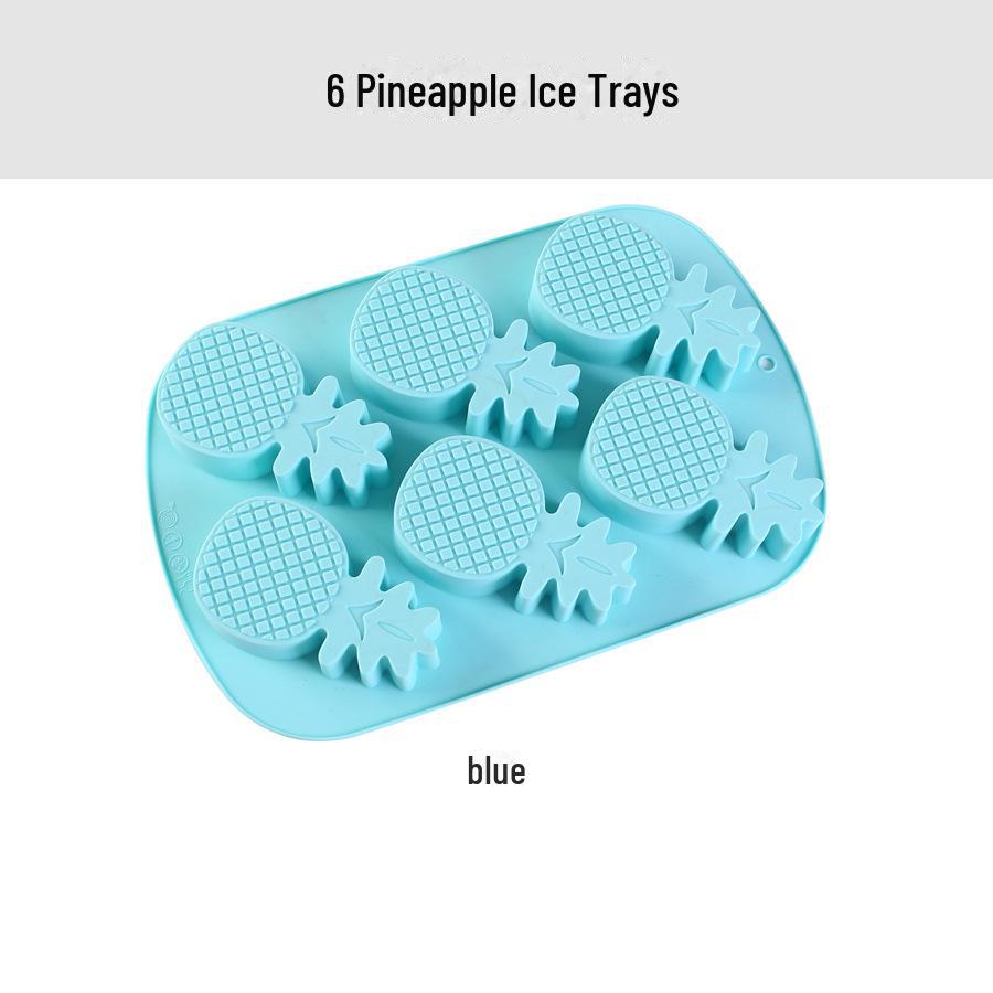 

Силиконовая форма для льда своими руками с фруктовыми фигурками: Клубника, Арбуз, Ананас Cyan