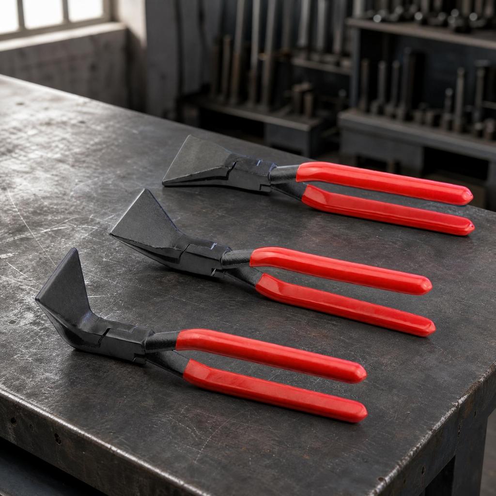 3 Pieces Sheet Metal Bending Hardened Carbon Steel Angled Head