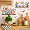 Exquisite Kitchen Utensils Shelf Wall Sticker Self-Adhesive Removable Bedroom Living Room Hallway Home Decor Art